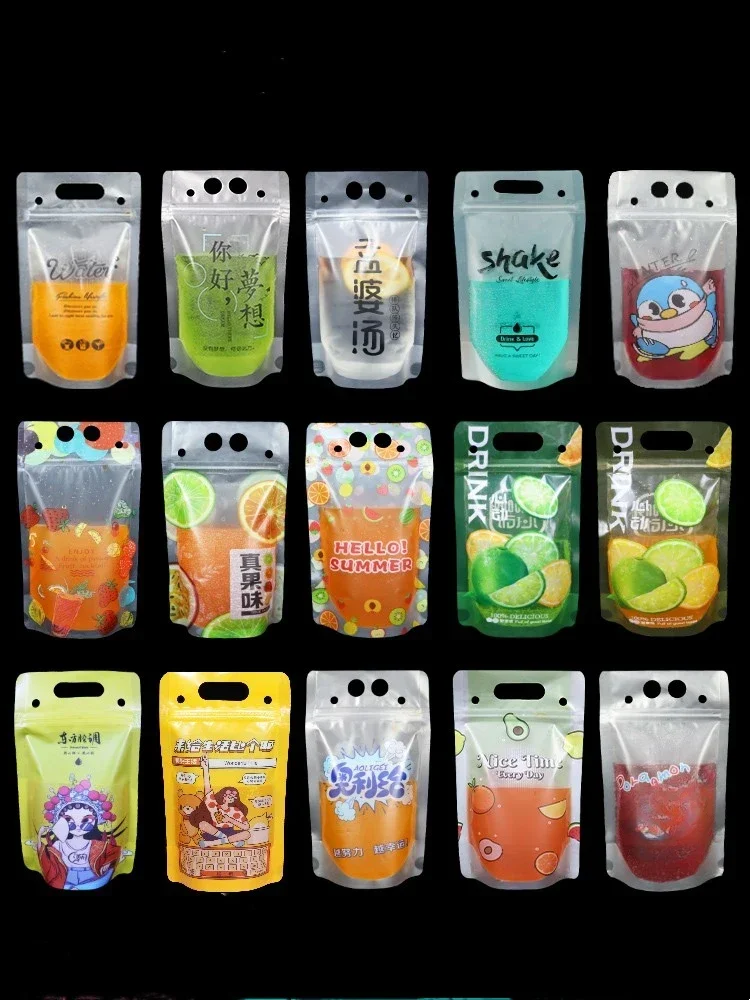 13X22+4cm Beverage Self Sealing Bag Disposable Beverage Fruit Tea Milk Tea Transparent Zipper Handbag Cold Hot Drink Pack Bag
13X22+4cm Beverage Self Sealing Bag Disposable Beverage Fruit Tea Milk Tea Transparent Zipper Handbag Cold Hot Drink Pack Bag