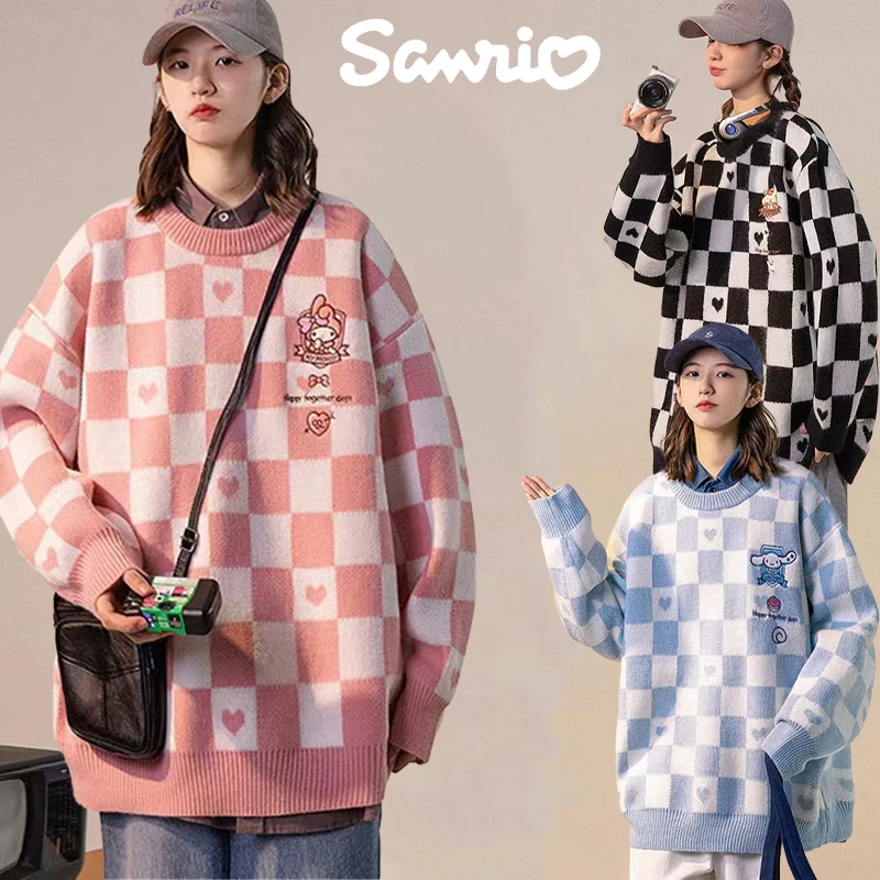 Sanrio Pompompurin Crew Neck Embroidered Sweater Cinnamoroll My Melody Gentle Loose Knit Top Large Size Couple Fall Winter Coat
Sanrio Pompompurin Crew Neck Embroidered Sweater Cinnamoroll My Melody Gentle Loose Knit Top Large Size Couple Fall Winter Coat