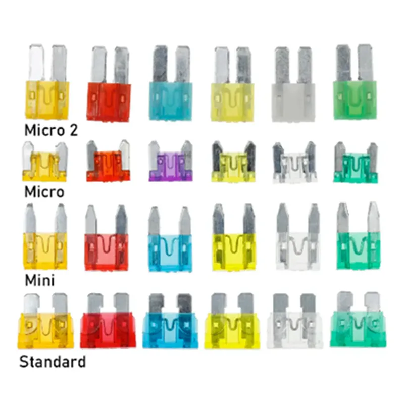 Fuses Standard Mini Micro 2 Car Fuse 2A 3A 5A 7.5A 10A 15A 20A 25A 30A 35A 40A Amp Clip Fuse Set for Car Truck Mini Small Medium
Fuses Standard Mini Micro 2 Car Fuse 2A 3A 5A 7.5A 10A 15A 20A 25A 30A 35A 40A Amp Clip Fuse Set for Car Truck Mini Small Medium