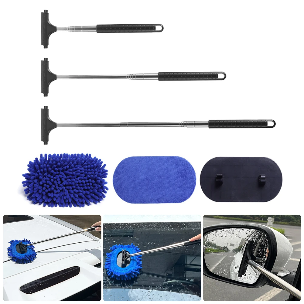 Car Rearview Mirror Wiper Telescopic 28-101cm Handle Car Window Cleaning Tool Microfiber Windshield Wiper Glass Cleaning Brush
Car Rearview Mirror Wiper Telescopic 28-101cm Handle Car Window Cleaning Tool Microfiber Windshield Wiper Glass Cleaning Brush