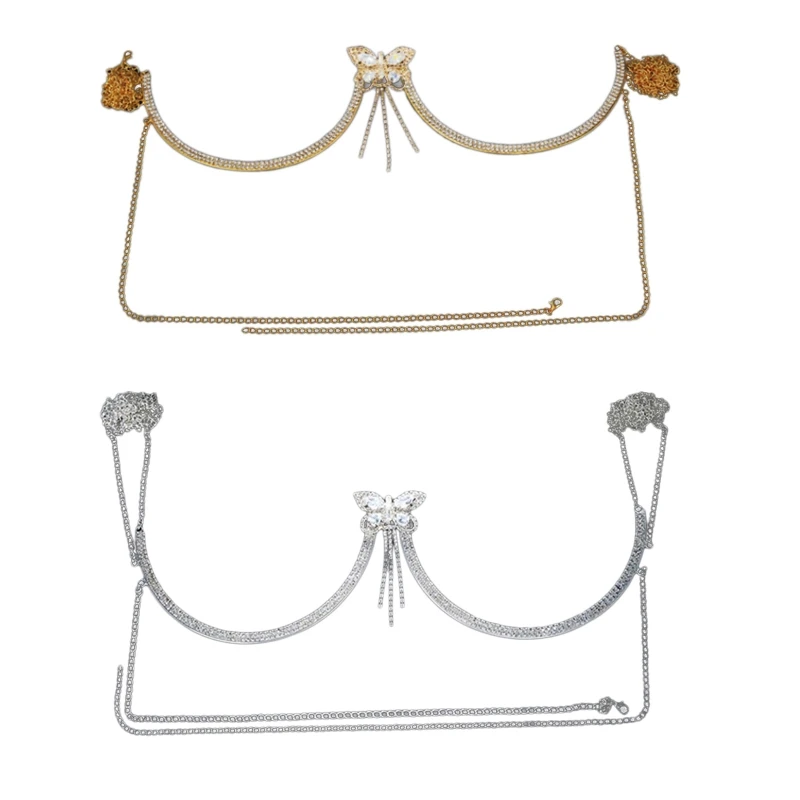 Y4QE Bra Chain With Straps Bras Jewelry Sexy for Butterfly for Rhinestone Body Chain
Y4QE Bra Chain With Straps Bras Jewelry Sexy for Butterfly for Rhinestone Body Chain