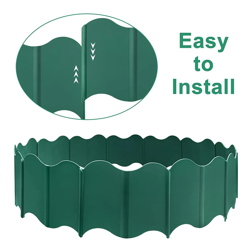 20PCS Garden Fence Plastic Edging Panels Outdoor Plant Lawn Flower Border Fence Garden Buildings Decoration
20PCS Garden Fence Plastic Edging Panels Outdoor Plant Lawn Flower Border Fence Garden Buildings Decoration