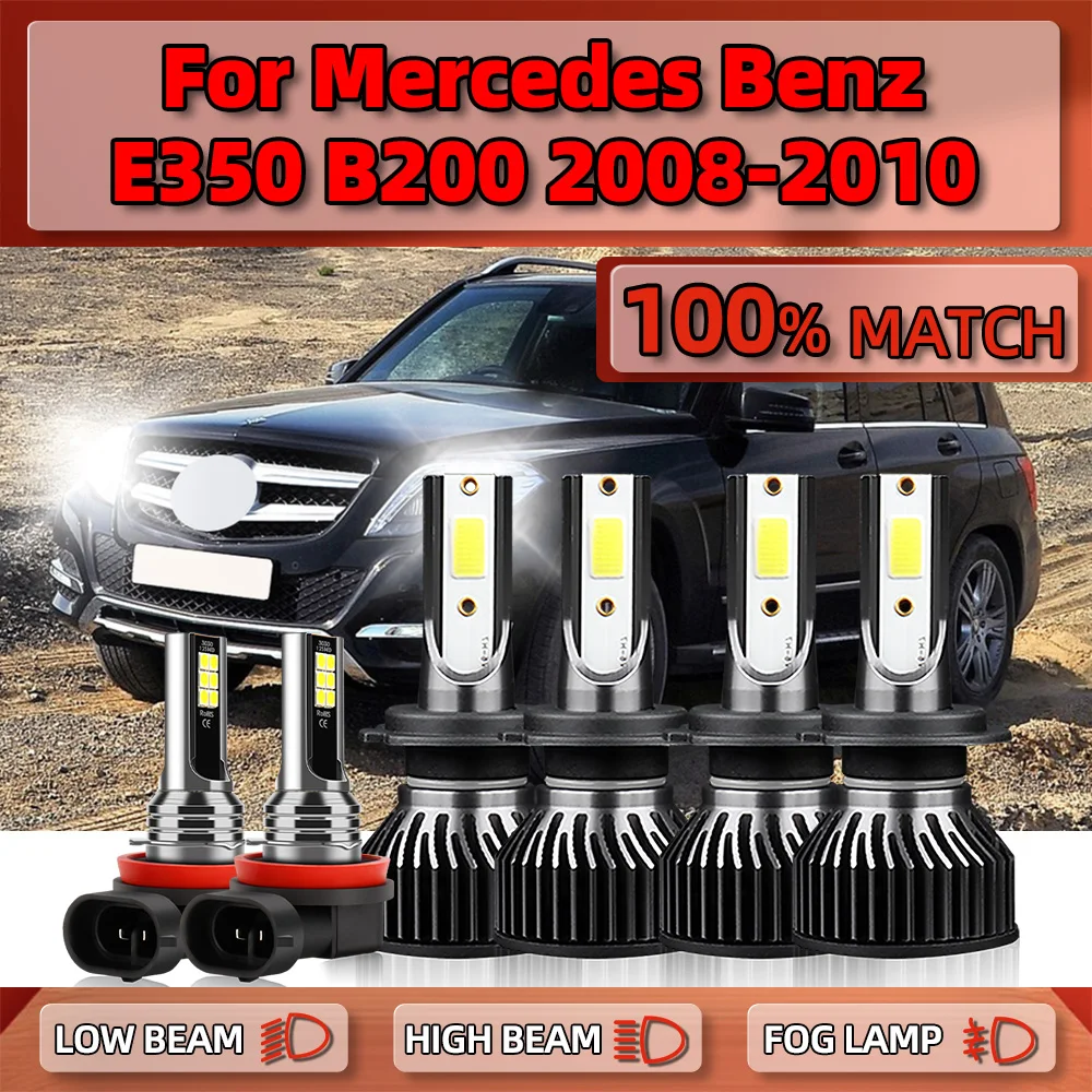 H7 Canbus LED Headlight Bulbs 60000LM LED Car Light 12V 6000K White Fog Lamps For Mercedes Benz E350 B200 2008 2009 2010
H7 Canbus LED Headlight Bulbs 60000LM LED Car Light 12V 6000K White Fog Lamps For Mercedes Benz E350 B200 2008 2009 2010