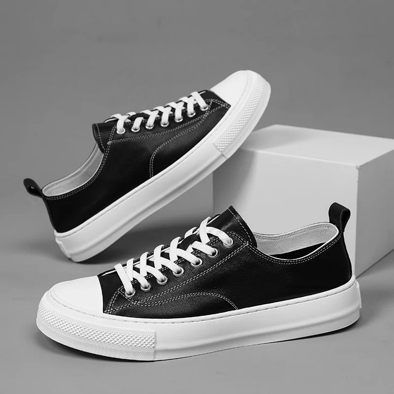 Genuine Leather Mens Casual Shoes Luxury Brand Vulcanize Shoes Fashion Man Sneakers Lace-Up Treking Footwear Leisure Walk Flats
Genuine Leather Mens Casual Shoes Luxury Brand Vulcanize Shoes Fashion Man Sneakers Lace-Up Treking Footwear Leisure Walk Flats