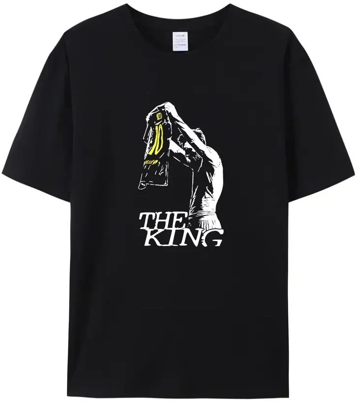 T-shirt the king size 10 goat Messi men's T-shirt women's pure cotton sports comfortable large teeNO11
T-shirt the king size 10 goat Messi men's T-shirt women's pure cotton sports comfortable large teeNO11