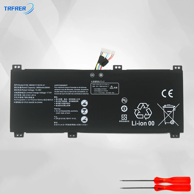 Аккумулятор для планшетов HUAWEI HB6081V1ECW-41 V700 HB6081V1ECW-41 W29 HBL-W19 MagicBook Pro 10210U D 16 2020 15,28 V 56Wh
Аккумулятор для планшетов HUAWEI HB6081V1ECW-41 V700 HB6081V1ECW-41 W29 HBL-W19 MagicBook Pro 10210U D 16 2020 15,28 V 56Wh