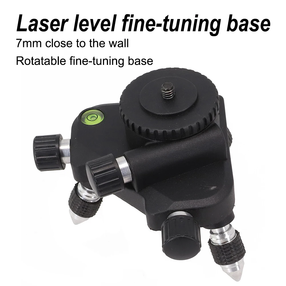 Level Adapter Meter Bracket Black&silver Construction Part Parts 360 Degree Accessory Adjustment Base Holder Level Tripod
Level Adapter Meter Bracket Black&silver Construction Part Parts 360 Degree Accessory Adjustment Base Holder Level Tripod