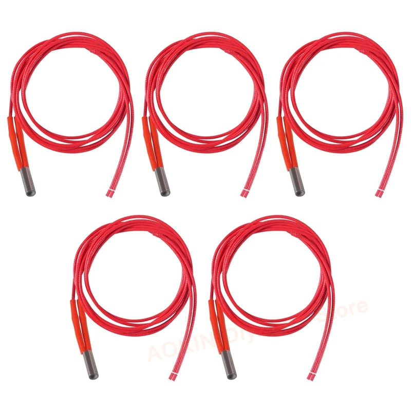 5pcs 12V /24V 40W Heater Cartridge 1M Cartridge Heater for 3D Printer Creality Ender 3, CR-10 Series, Prusa i3
5pcs 12V /24V 40W Heater Cartridge 1M Cartridge Heater for 3D Printer Creality Ender 3, CR-10 Series, Prusa i3