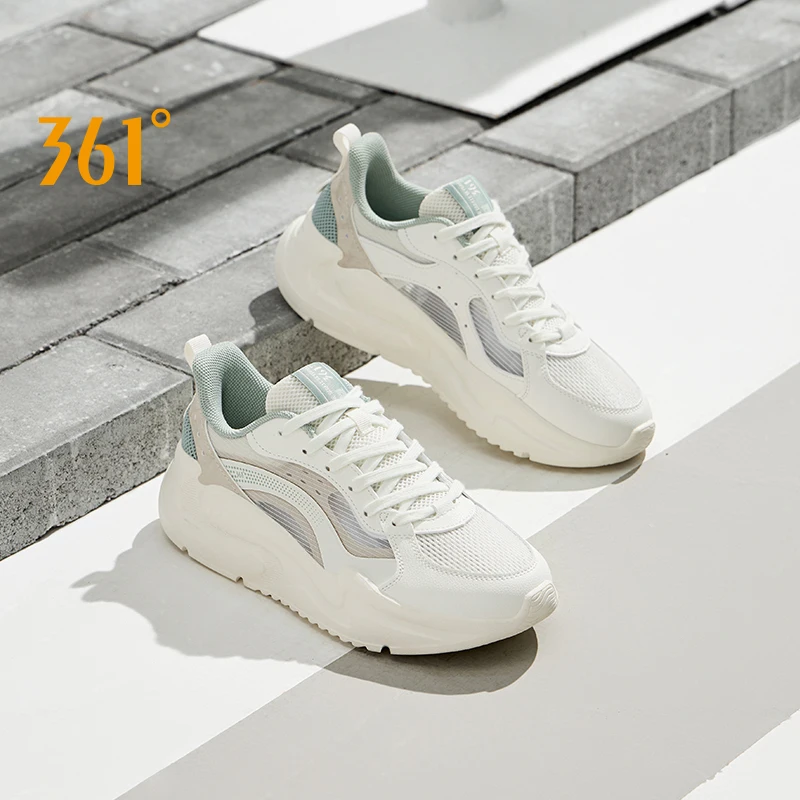 

361 Degrees Casual Shoes Women Lightweight Comfortable Breathable Antiskid Durable Flexible Stable Female Sneakers 682426701