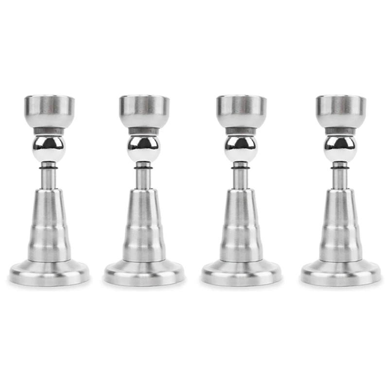 4X Magnetic Door Stop With Soft-Catch - Stainless Steel Brushed Magnetic Stopper, Chrome Heavy Duty Magnet
4X Magnetic Door Stop With Soft-Catch - Stainless Steel Brushed Magnetic Stopper, Chrome Heavy Duty Magnet
