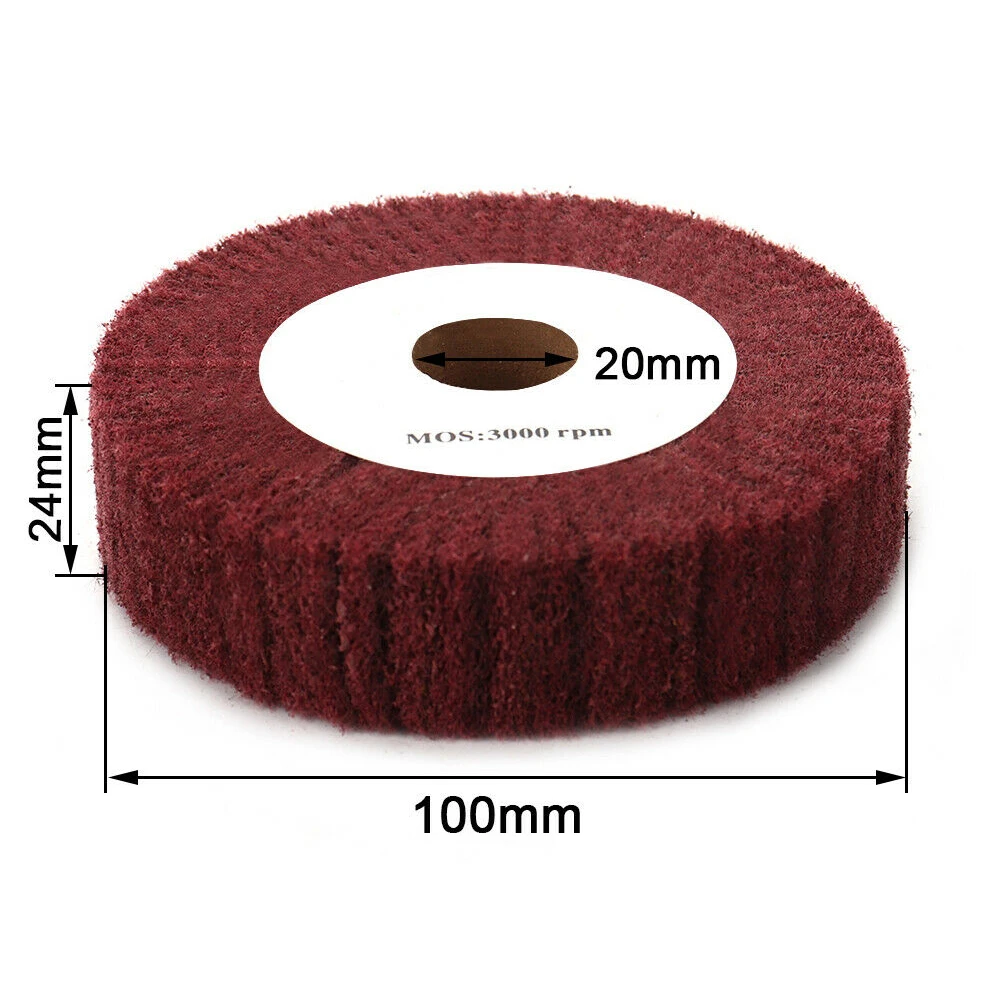 Polishing Wheel 4 12 Red Non Woven Flap Polishing Wheel Ideal for Removing Paint Oxidation Stains with 320 Grit Abrasive
Polishing Wheel 4 12 Red Non Woven Flap Polishing Wheel Ideal for Removing Paint Oxidation Stains with 320 Grit Abrasive