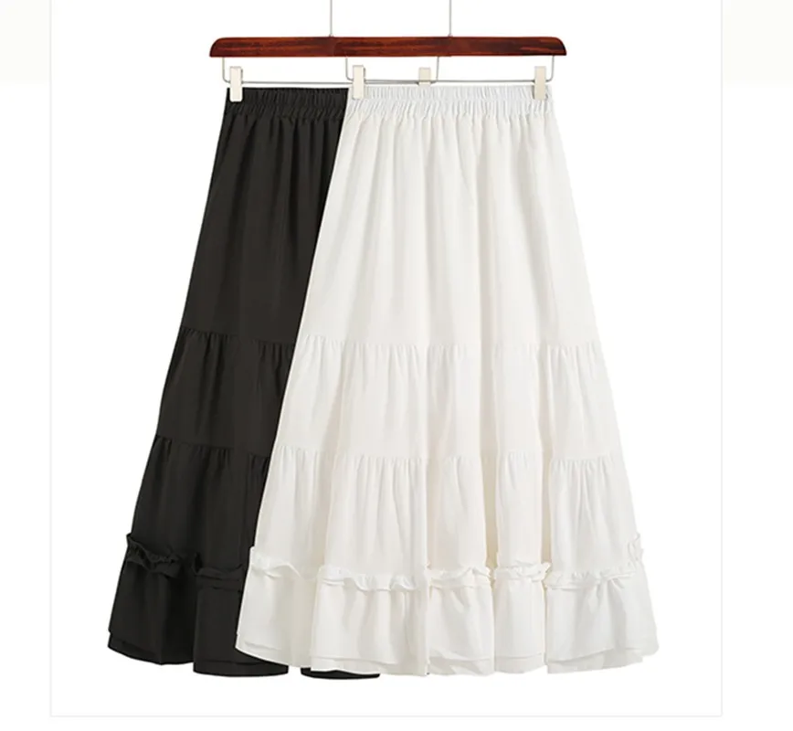 Pleated skirt women's mid-length in spring and autumn 2023 Women's new high-waist and solid color cake long skirt
Pleated skirt women's mid-length in spring and autumn 2023 Women's new high-waist and solid color cake long skirt