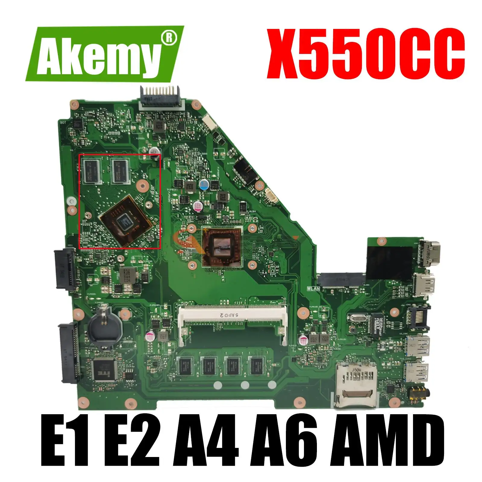 X550CC E1 E2 A4 A6 CPU 4GB RAM motherboard For ASUS Y581C X550C X552C X550C R510CC X550CC Laptop Motherboard Mainboard
X550CC E1 E2 A4 A6 CPU 4GB RAM motherboard For ASUS Y581C X550C X552C X550C R510CC X550CC Laptop Motherboard Mainboard