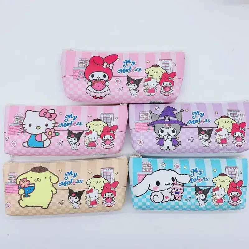 Новинка Sanrio канцелярская сумка Kawaii Sanrio HelloKitty Kuromi Cinnamoroll Студенческая мультяшная ручка сумка Детские Канцелярские принадлежности карандаш
Новинка Sanrio канцелярская сумка Kawaii Sanrio HelloKitty Kuromi Cinnamoroll Студенческая мультяшная ручка сумка Детские Канцелярские принадлежности карандаш