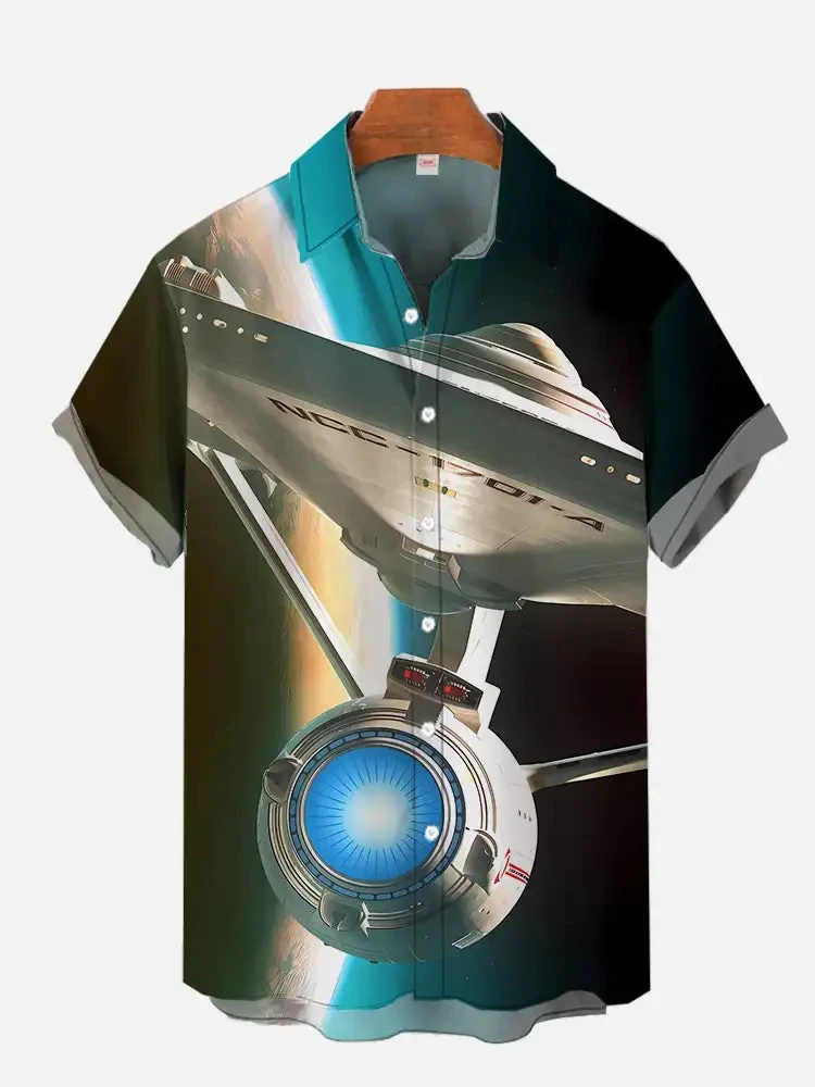 High tech spacecraft 3D printing short sleeved shirts science fiction TV printing short sleeved shirts
High tech spacecraft 3D printing short sleeved shirts science fiction TV printing short sleeved shirts
