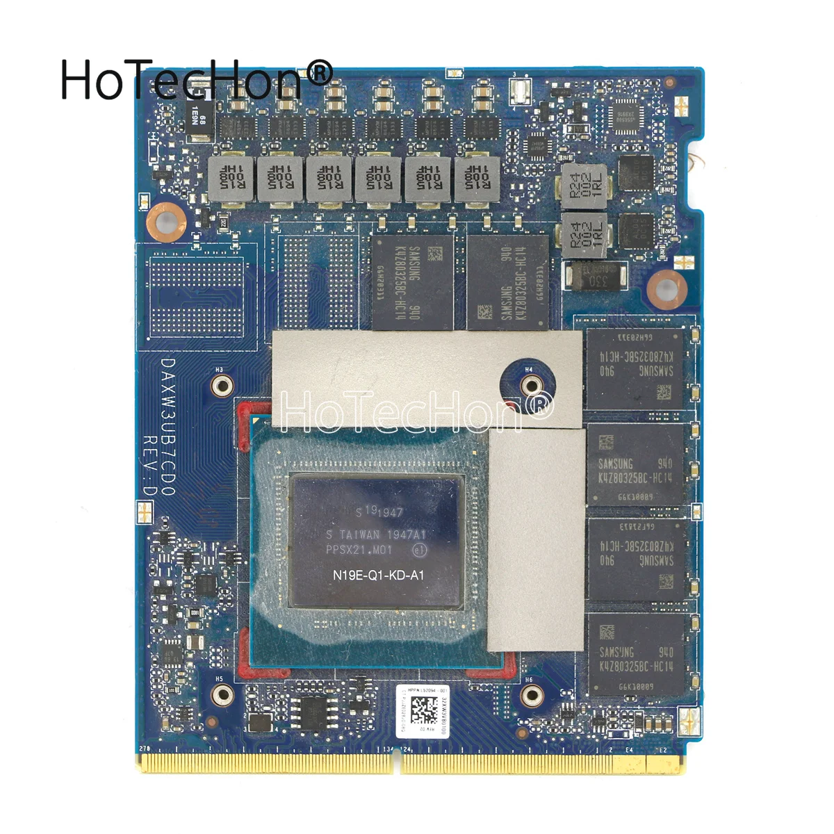

L52094-001 NVidia Quadro RTX 3000 N19E-Q1-KD-A1 MXM3.0b 6GB Video Card DAXW3UB7CD0 for HP ZBook 17 G6