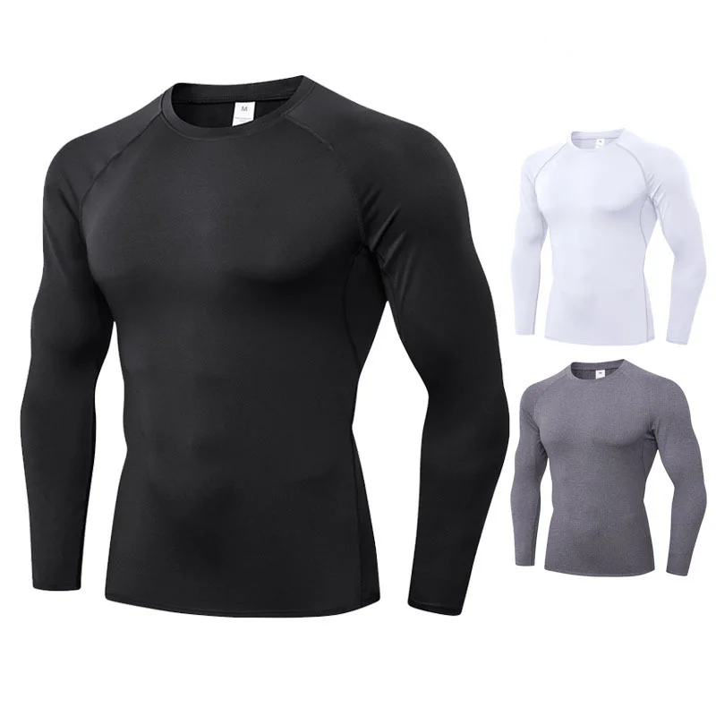 Sports Basketball Tight Men's Long-sleeved Base Clothes Quick-drying Breathable High-elastic Fitness Suit 
Sports Basketball Tight Men's Long-sleeved Base Clothes Quick-drying Breathable High-elastic Fitness Suit