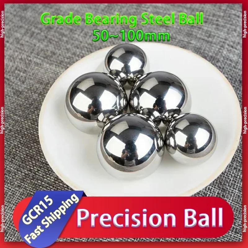 

GCR15 High Precision Ball Solid Stainless Steel Balls Bearing Steel Ball 50/51/52/53/54/55/57/58/59/60/61/62/63/65/69/70mm 1Pcs