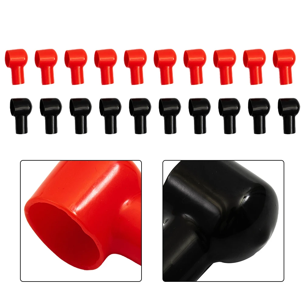 20pc Car Battery Terminal Cover Boots Insulating Protective Lug Cap 20x12mm Red Battery Insulation Cover Car Accessories
20pc Car Battery Terminal Cover Boots Insulating Protective Lug Cap 20x12mm Red Battery Insulation Cover Car Accessories