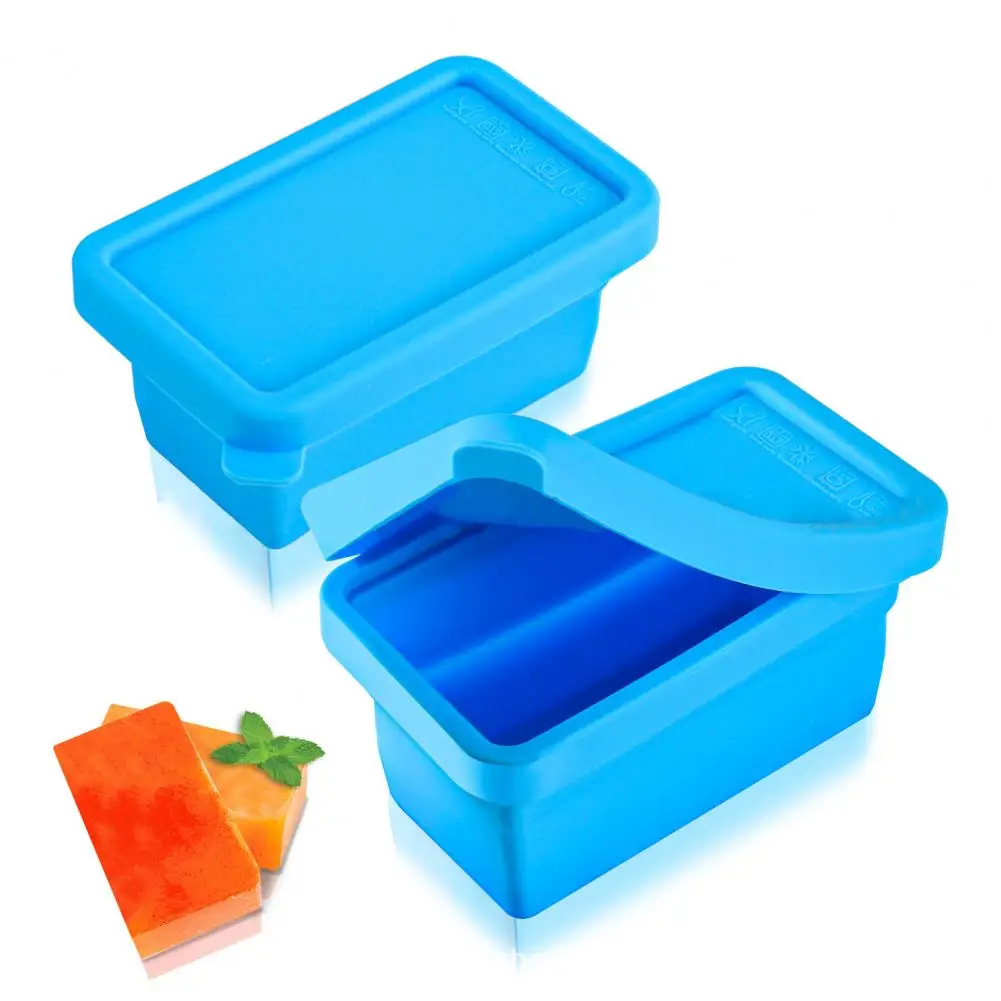 Airtight Silicone Tray Food-grade Silicone Freezing Tray with Lid for Soup Sauce Storage Easy Release for Storing for Meal 
Airtight Silicone Tray Food-grade Silicone Freezing Tray with Lid for Soup Sauce Storage Easy Release for Storing for Meal