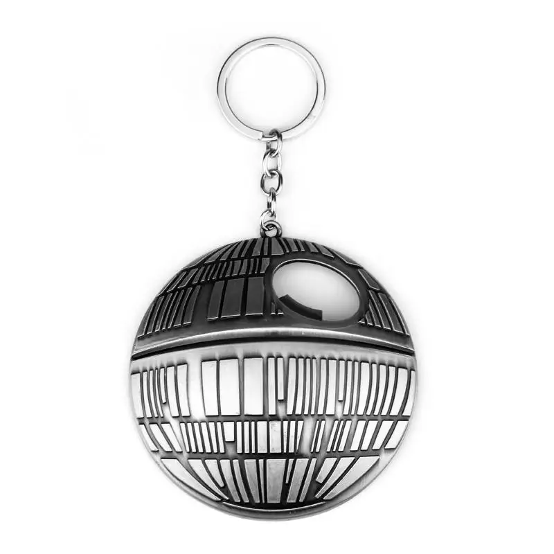 Movie Star Wars Death Star Keychain Metal Pendant Bottle Opener Keyring Steampunk Accessories Corkscrew Keyholder Men Gift
Movie Star Wars Death Star Keychain Metal Pendant Bottle Opener Keyring Steampunk Accessories Corkscrew Keyholder Men Gift