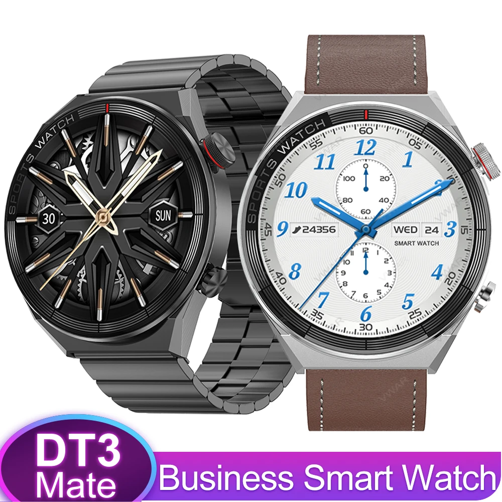 Business Smart Watch Men DT3 Mate 1.5 inch HD Screen Bluetooth Call Smartwatch NFC GPS Tracker ECG GT3 Pro Max for Huawei iPhone
Business Smart Watch Men DT3 Mate 1.5 inch HD Screen Bluetooth Call Smartwatch NFC GPS Tracker ECG GT3 Pro Max for Huawei iPhone