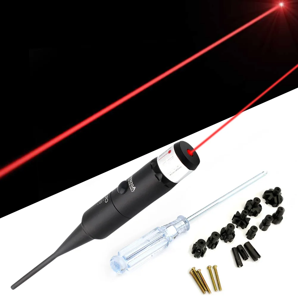 2 Types Mini Red Dot Laser Bore Sighter Calibration Laser Scope Kit For 0.17-0.78/0.22-0.50 Caliber Collimator Calibrator Tools
2 Types Mini Red Dot Laser Bore Sighter Calibration Laser Scope Kit For 0.17-0.78/0.22-0.50 Caliber Collimator Calibrator Tools