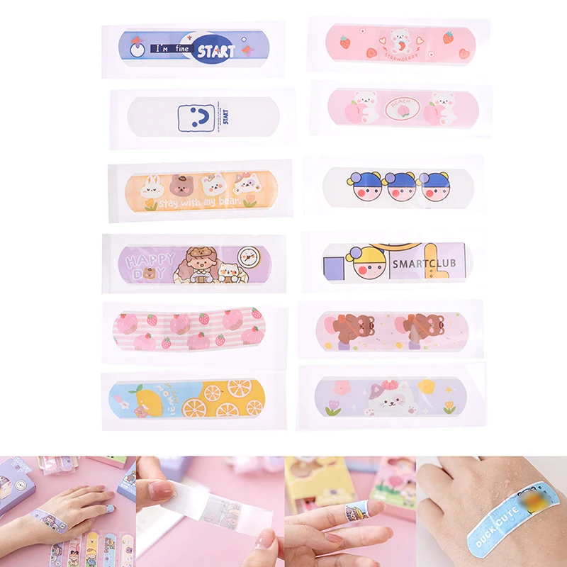 

20Pcs/Box Band Aid Waterproof Adhesive Bandages Wound Plaster First Aid Emergency Kit Band Aid Stickers For Kids Children