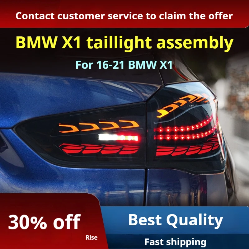 Автомобильные фары для 16-21 BMW X1, задний фонарь в сборе, Модифицированная шкала дракона, дневные ходовые огни, плавный сигнал поворота, тормоз
Автомобильные фары для 16-21 BMW X1, задний фонарь в сборе, Модифицированная шкала дракона, дневные ходовые огни, плавный сигнал поворота, тормоз