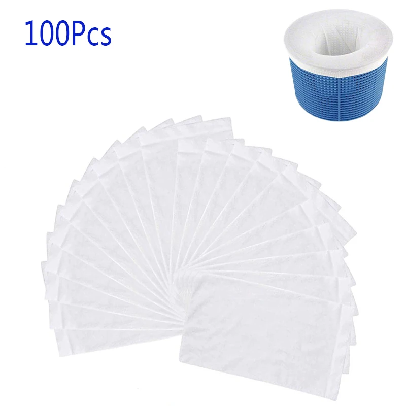 100pcs Filter Storage Pool Skimmer Socks Nylon Swimming Pool Filter Socks For Baskets Skimmers White Pool Supply
100pcs Filter Storage Pool Skimmer Socks Nylon Swimming Pool Filter Socks For Baskets Skimmers White Pool Supply