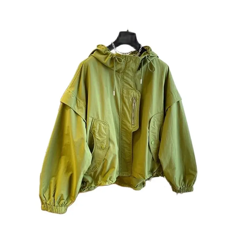 2024 New Casual Hooded Short Coats For Women's Clothing Spring Autumn Zipper Baseball Jackets Female Harajuku Tops Outwear BC380
2024 New Casual Hooded Short Coats For Women's Clothing Spring Autumn Zipper Baseball Jackets Female Harajuku Tops Outwear BC380
