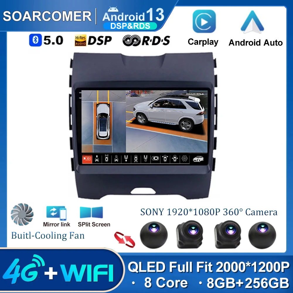 Android 13 Car Radio For Ford EDGE Ranger 2013 - 2017 Player 2Din Multimedia Wireless Carplay No Dvd Navigation SWC DSP BT
Android 13 Car Radio For Ford EDGE Ranger 2013 - 2017 Player 2Din Multimedia Wireless Carplay No Dvd Navigation SWC DSP BT