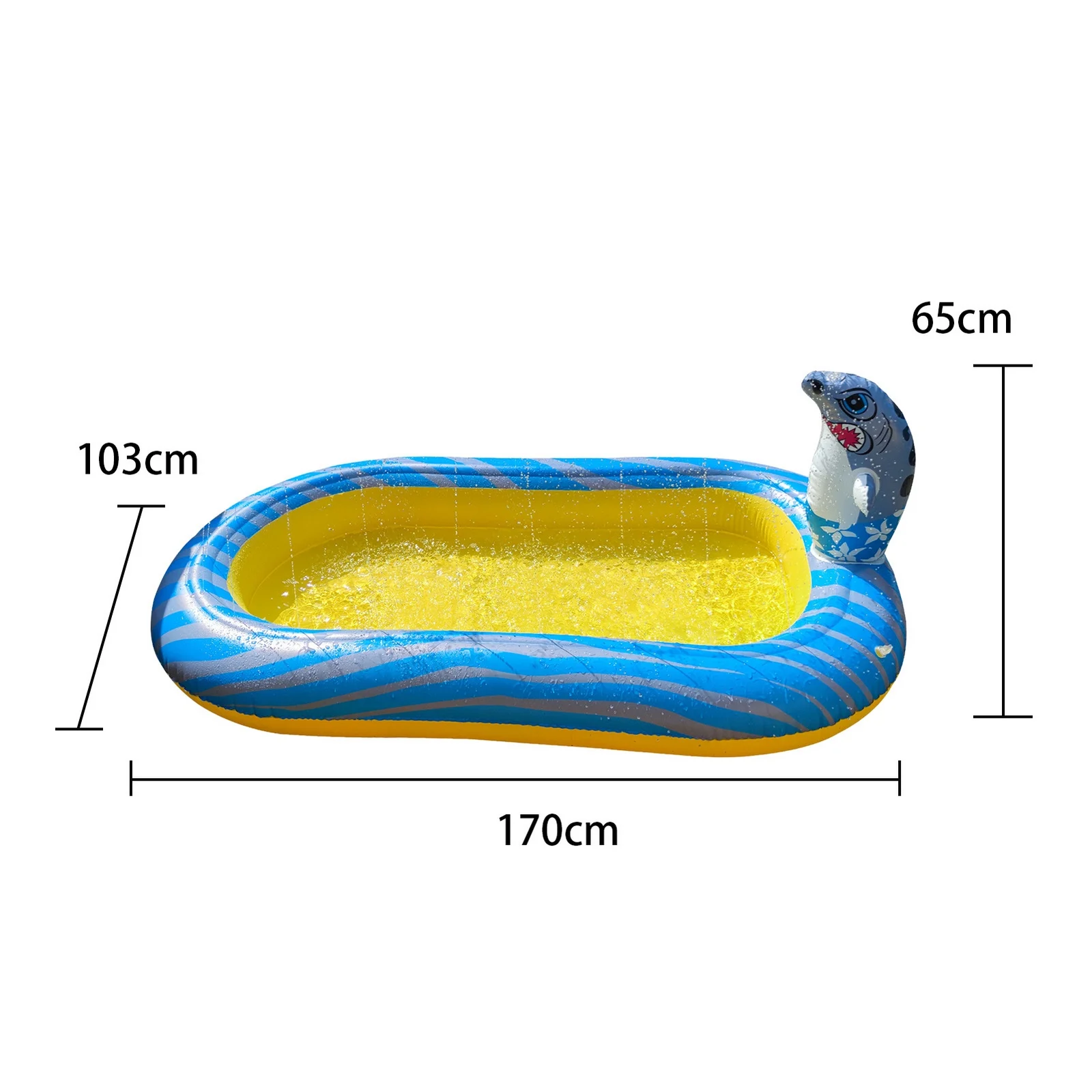 3 In 1 Inflatable Sprinkler Pool for Kids Baby Cushion Outdoor Splash Pad Toddlers Children Backyard Fun Water Toys
3 In 1 Inflatable Sprinkler Pool for Kids Baby Cushion Outdoor Splash Pad Toddlers Children Backyard Fun Water Toys