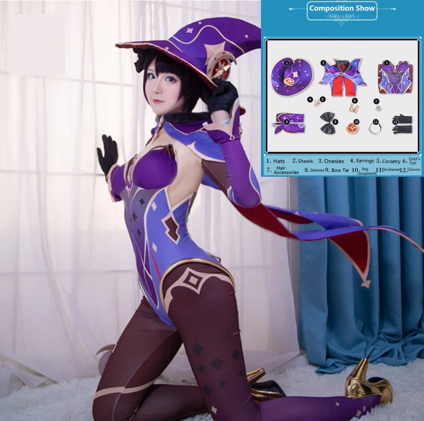 Game Genesis Impact Cosplay Mona Costume Girl Halloween Carnival Party Sexy Dress Cosplay Wig Stage Performance Clothes
Game Genesis Impact Cosplay Mona Costume Girl Halloween Carnival Party Sexy Dress Cosplay Wig Stage Performance Clothes