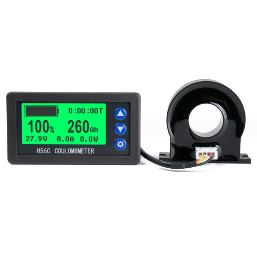 Voltage And Electricity Meter Battery Monitor Hall Coulomb Tester DC 9~100v 100A ~400A Digital Voltmeter H56CH Measuring Tool
Voltage And Electricity Meter Battery Monitor Hall Coulomb Tester DC 9~100v 100A ~400A Digital Voltmeter H56CH Measuring Tool