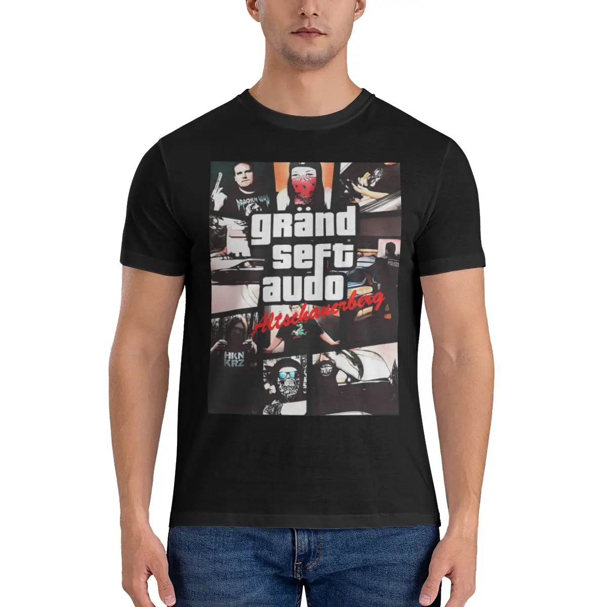 Grand Seft Audo Men's T Shirt Grand Theft Auto Gta Amazing Tee Shirt Short Sleeve Crewneck T-Shirts Pure Cotton Gift Idea
Grand Seft Audo Men's T Shirt Grand Theft Auto Gta Amazing Tee Shirt Short Sleeve Crewneck T-Shirts Pure Cotton Gift Idea