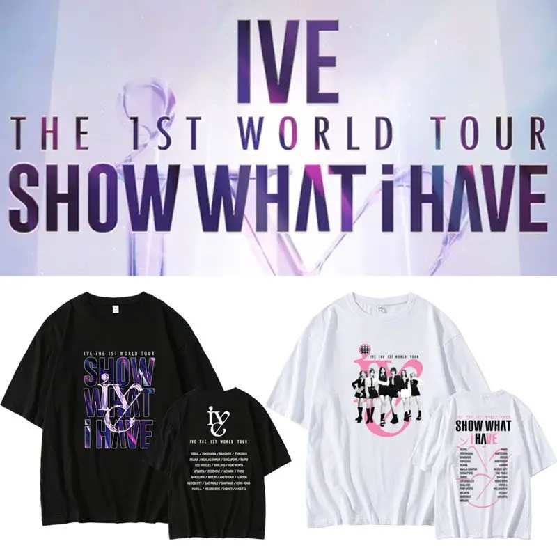 HOT Kpop IVE SHOW WHAT I HAVE Jang Won Young An Yu Jin GAEUL Graphic T-Shirt Couple Harajuku Fashion Cotton Top
HOT Kpop IVE SHOW WHAT I HAVE Jang Won Young An Yu Jin GAEUL Graphic T-Shirt Couple Harajuku Fashion Cotton Top