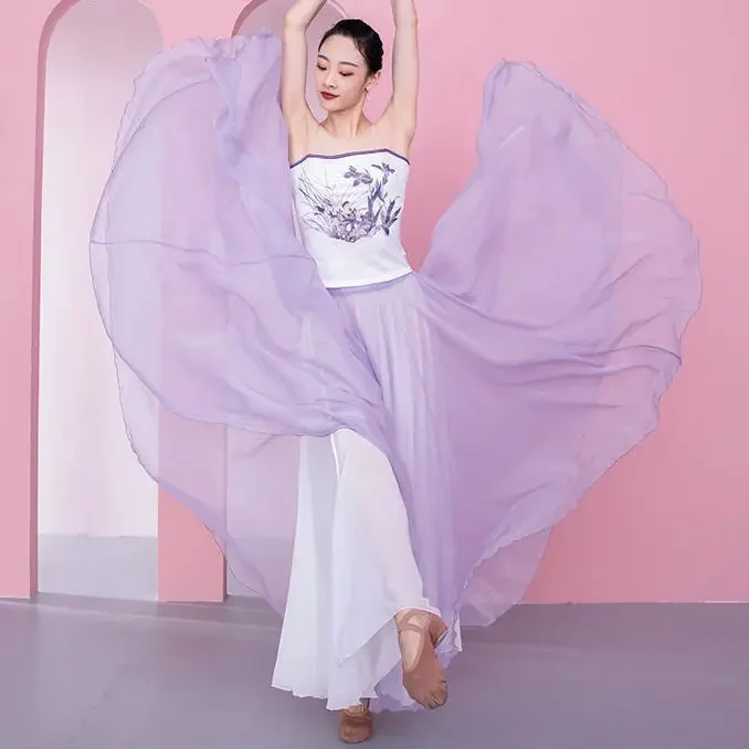 720 Degree Stage Practice Chinese Folk Dance Costume for Women Hanfu Drag Flamenco Large Swing Dress Tibetan Festival Clothing
720 Degree Stage Practice Chinese Folk Dance Costume for Women Hanfu Drag Flamenco Large Swing Dress Tibetan Festival Clothing