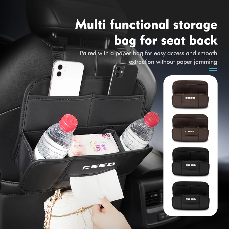For KIA Universal Car Back Seat Storage Bag Organizer Hanging Pocket Sorento Stinger Soul Spectra Niro Cadenza Sephia
For KIA Universal Car Back Seat Storage Bag Organizer Hanging Pocket Sorento Stinger Soul Spectra Niro Cadenza Sephia