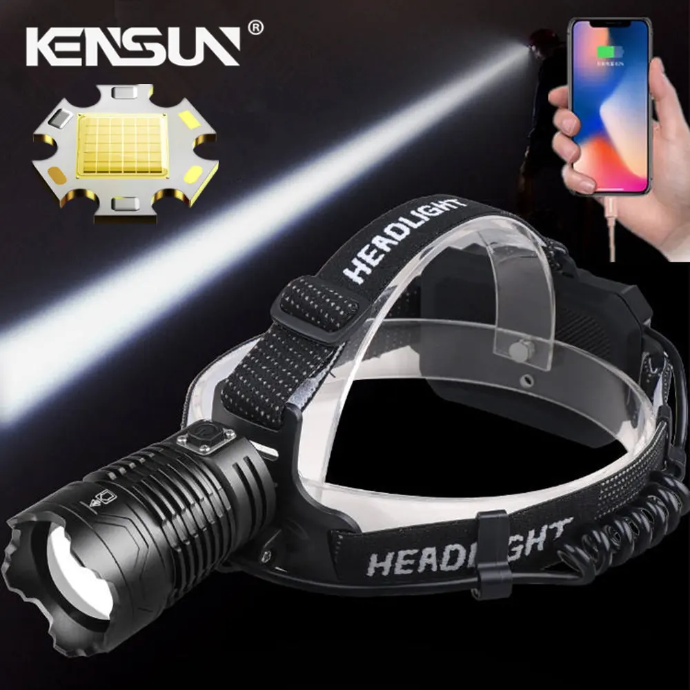 High Lumens XHP360 LED Rechargeable Headlamp Super Bright Zoomable HeadLamps Waterproof Head Light For Camping Hiking Hunting
High Lumens XHP360 LED Rechargeable Headlamp Super Bright Zoomable HeadLamps Waterproof Head Light For Camping Hiking Hunting