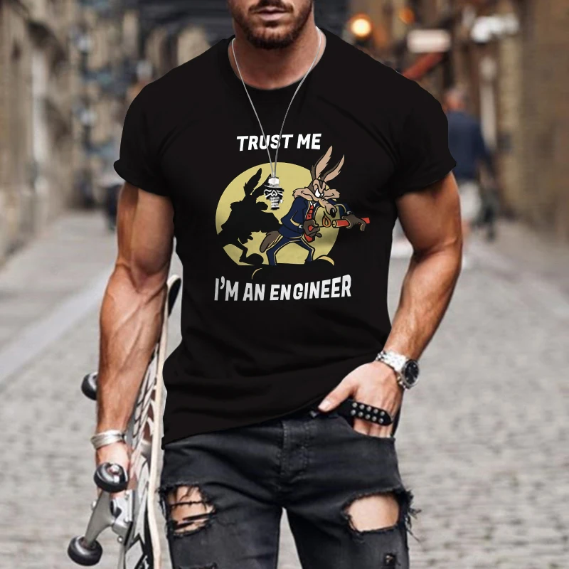 Trust Men Im An Engineer 3d Printed Oversized Tshirt Classic Casual O Neck Short Sleeve Fashion Loose 5XL 6XL Clothes Male
Trust Men Im An Engineer 3d Printed Oversized Tshirt Classic Casual O Neck Short Sleeve Fashion Loose 5XL 6XL Clothes Male
