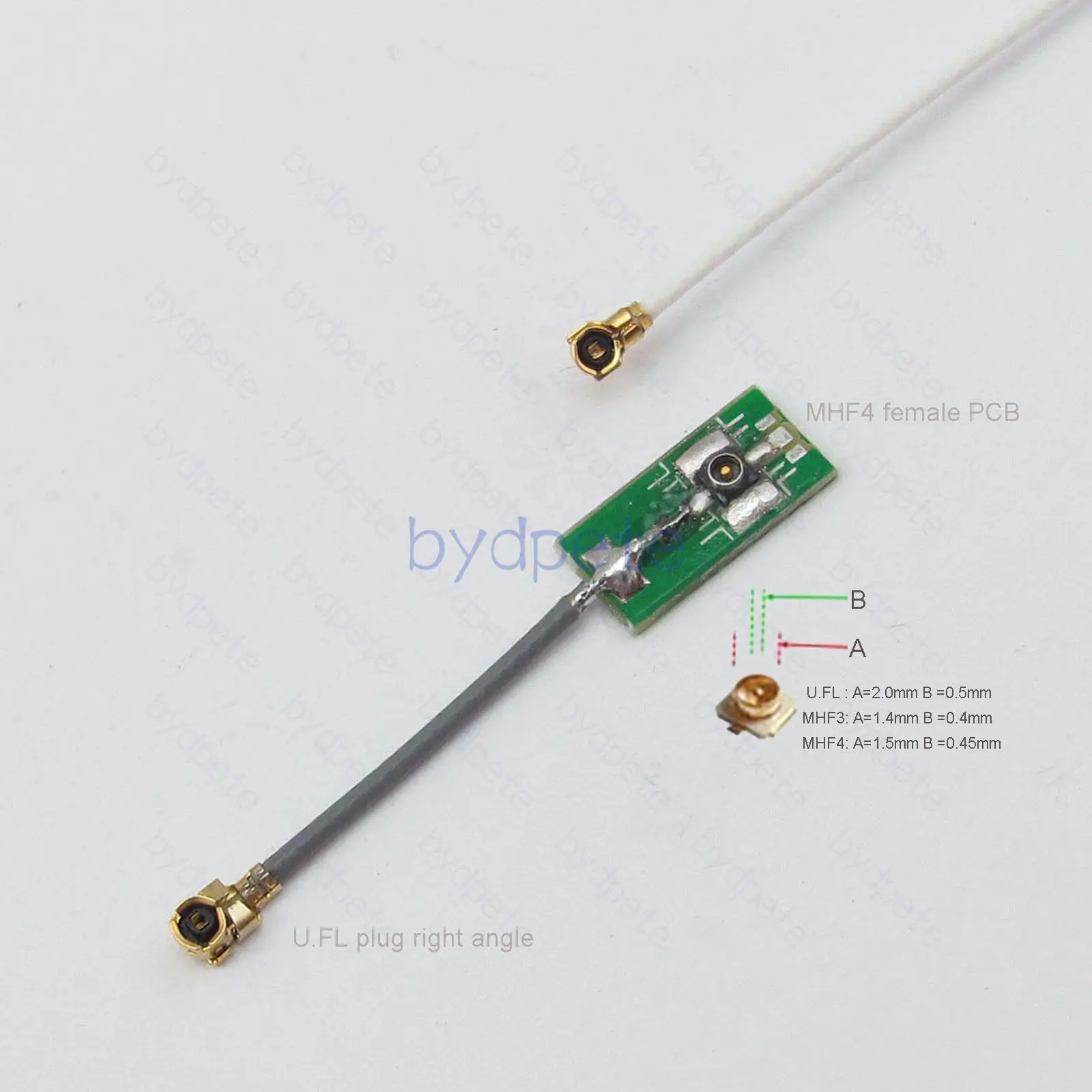 Разъем MHF 4 WFL MHF4 Female PCB to U.FL прямоугольный 1,13 мм отрезок Перемычка кабеля IPX "W.FL
Разъем MHF 4 WFL MHF4 Female PCB to U.FL прямоугольный 1,13 мм отрезок Перемычка кабеля IPX "W.FL