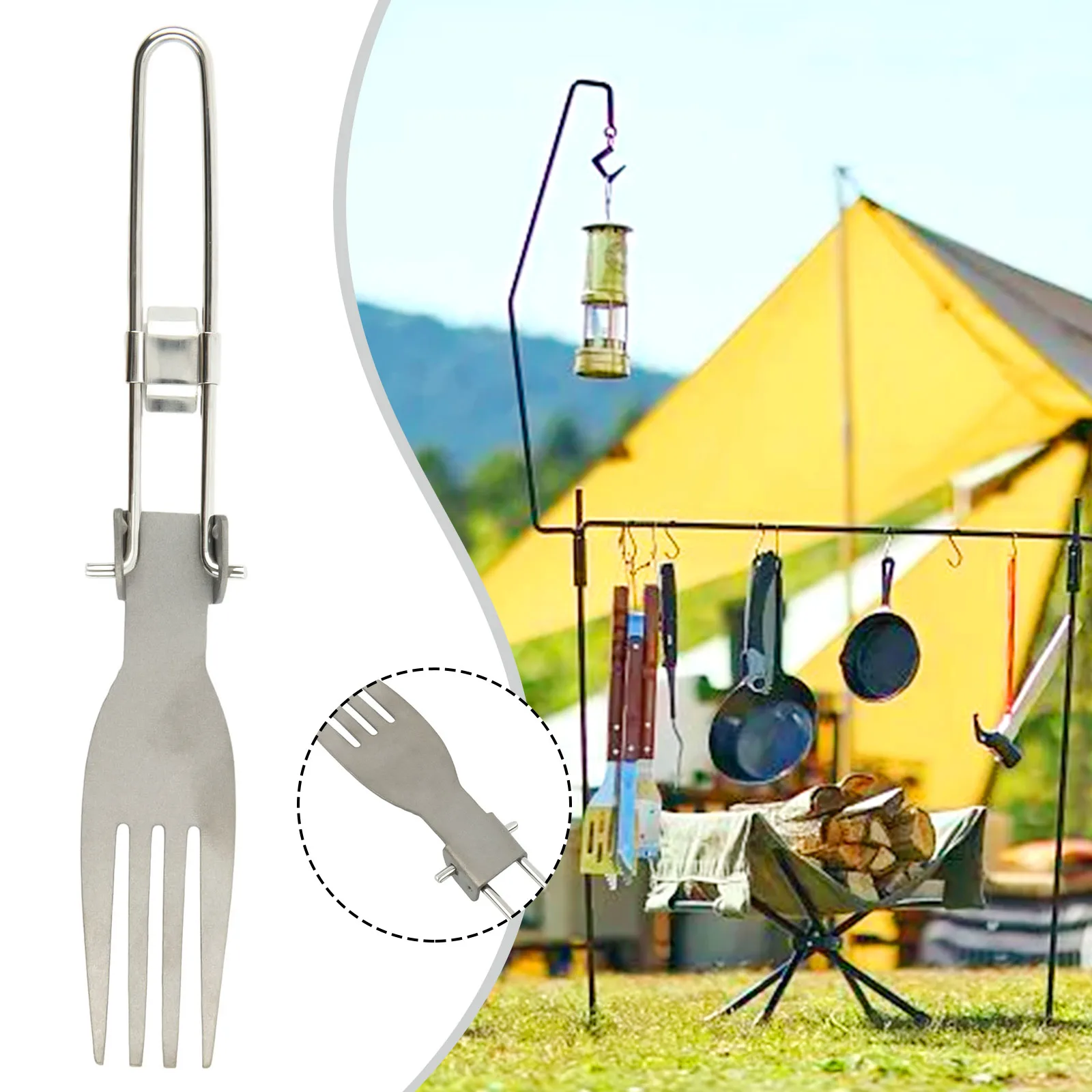 Spork Fork Folding Spoon Folded Flatware Cookware Corrosion Resistance Fork Outdoor Tableware Spoon Spork Backpacking Camping
Spork Fork Folding Spoon Folded Flatware Cookware Corrosion Resistance Fork Outdoor Tableware Spoon Spork Backpacking Camping