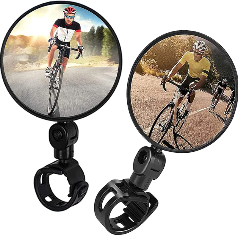 

Универсальное велосипедное зеркало на руль, зеркало заднего вида для велосипеда, мотоцикла с поворотом на 360 градусов, регулируемое для езды на велосипеде, Велосипедное Зеркало