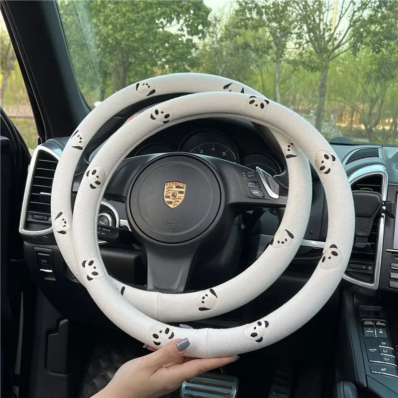Kawaii Cartoon Pochacco Car Steering Wheel Cover Universal 38Cm Braided Car Bear Steering Wheel Protection Cover Four Seasons
Kawaii Cartoon Pochacco Car Steering Wheel Cover Universal 38Cm Braided Car Bear Steering Wheel Protection Cover Four Seasons
