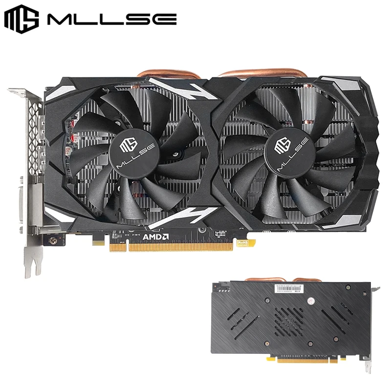 

MLLSE Graphics Card AMD Radeon RX 580 8GB 2048SP GDDR5 256-bit PCI-Express 3.0 x16 HDMI 14 NM GPU Desktops Placa De Video