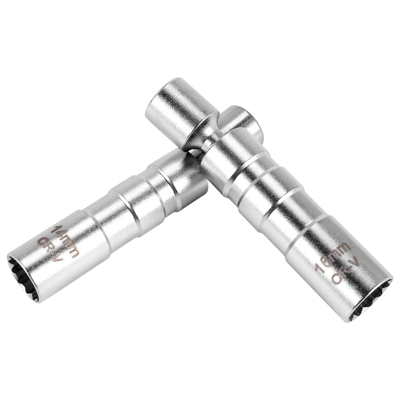 14MM & 16MM Thin Wall Magnetic Swivel Spark Plug Socket - 3/8-Inch Drive 12-Point Spark Plug Socket Removal Tool - Swivel Extens
14MM & 16MM Thin Wall Magnetic Swivel Spark Plug Socket - 3/8-Inch Drive 12-Point Spark Plug Socket Removal Tool - Swivel Extens