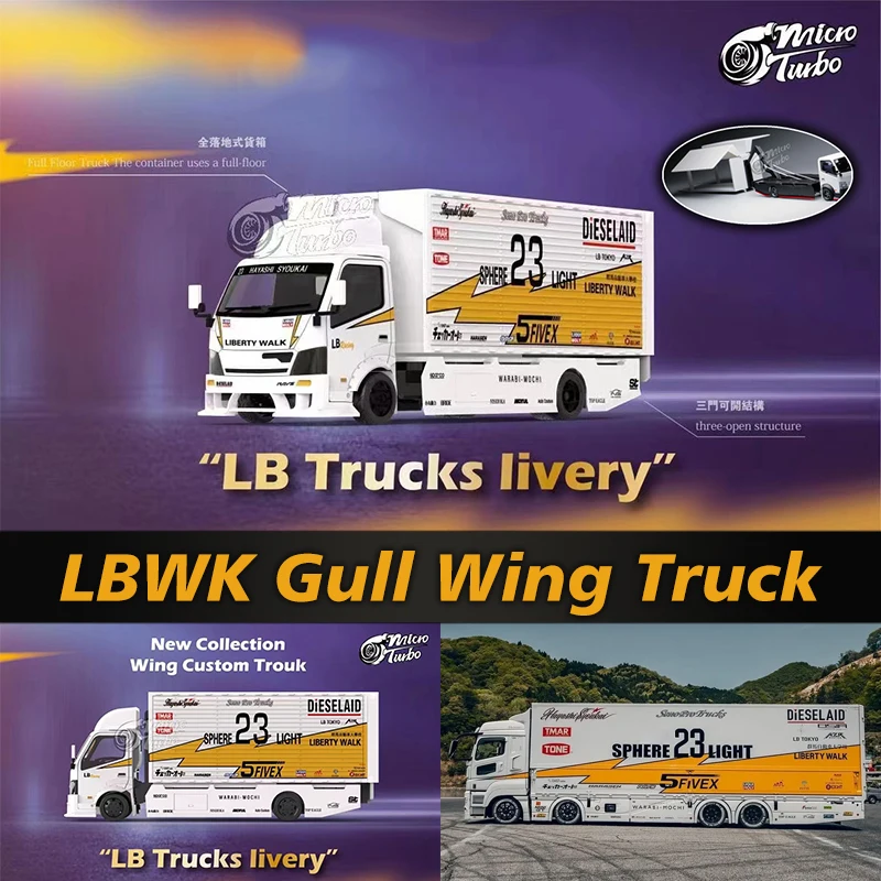 MT In Stock 1:64 LBWK Wing Custom Trcuk Yellow Lightning Diecast Diorama Car Model Collection Miniature Carros Toys MicroTurbo
MT In Stock 1:64 LBWK Wing Custom Trcuk Yellow Lightning Diecast Diorama Car Model Collection Miniature Carros Toys MicroTurbo