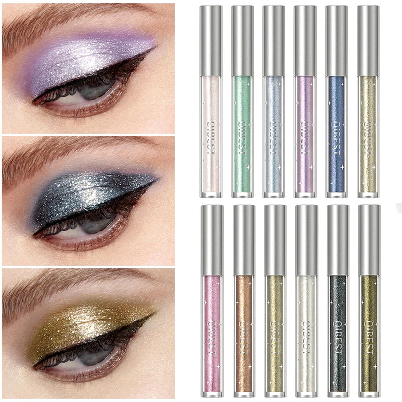 

Pearlescent Eyeshadow Highlighter Monochrome Eyeshadow Glitter Eye Shadows Liquid Eye Shadow Long Lasting Pearlescent Shimmering