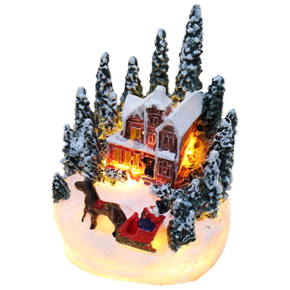 Christmas Resin Crafts Christmas Village Luminous Music Small House Snowman Tree LED Lights Holiday Gift Home Decor Ornaments
Christmas Resin Crafts Christmas Village Luminous Music Small House Snowman Tree LED Lights Holiday Gift Home Decor Ornaments